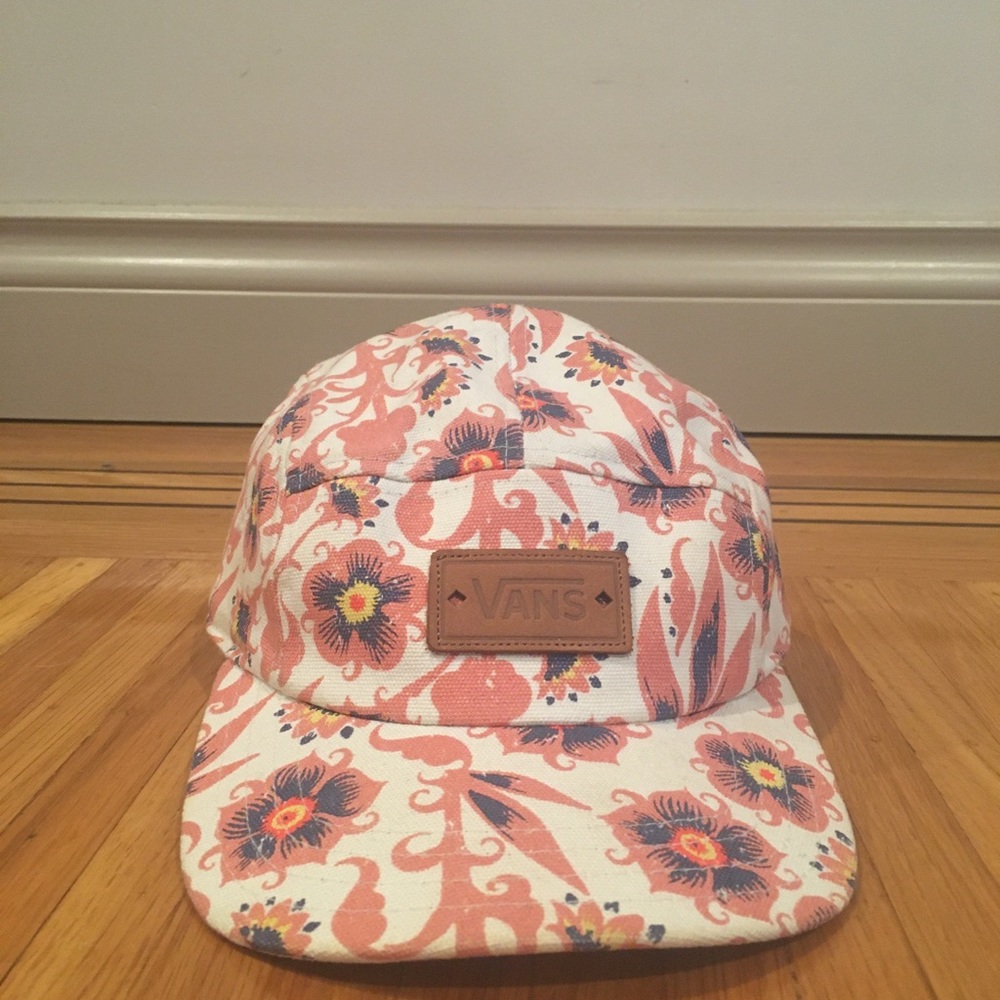 VANS 5-panel floral hat